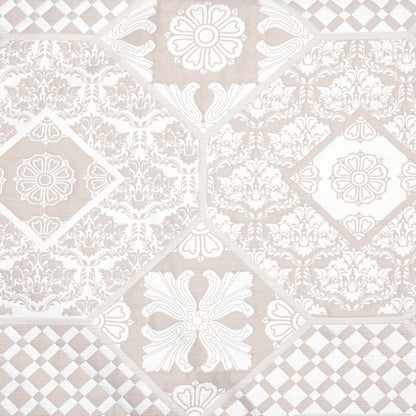 Patchwork Damask Patterned Quilted Blanket Sets