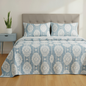 Damask Medallion Patterned Quilt Sets (Design #3)