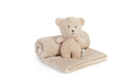 Baby Blanket with Plush Toy