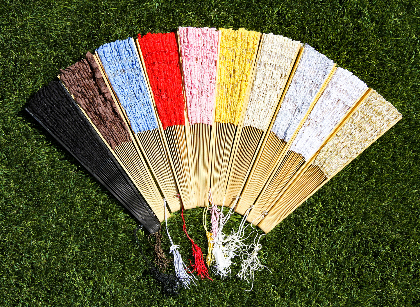 Battenburg Lace Fan