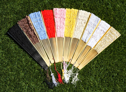 Battenburg Lace Fan