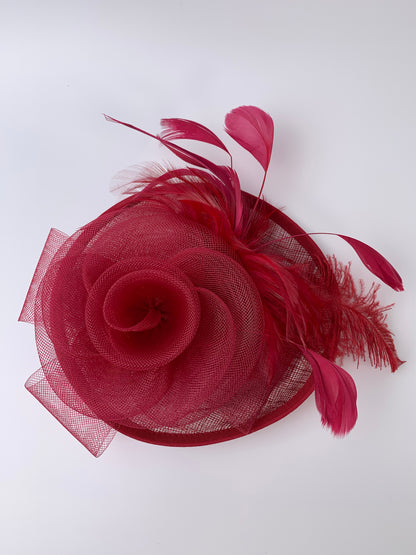 Derby Feather Hat Fascinator for Parties (11 Colors)