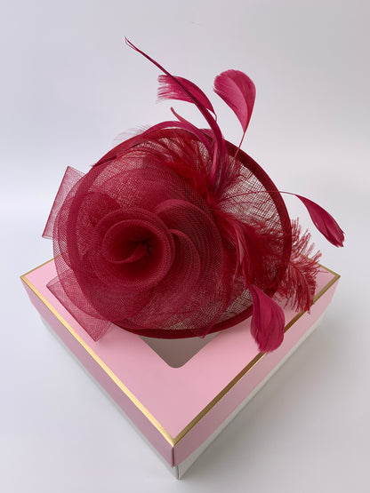 Derby Feather Hat Fascinator for Parties (11 Colors)